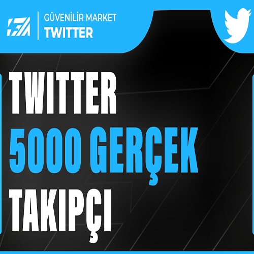  5000 Twitter Takipçi - HIZLI BÜYÜME